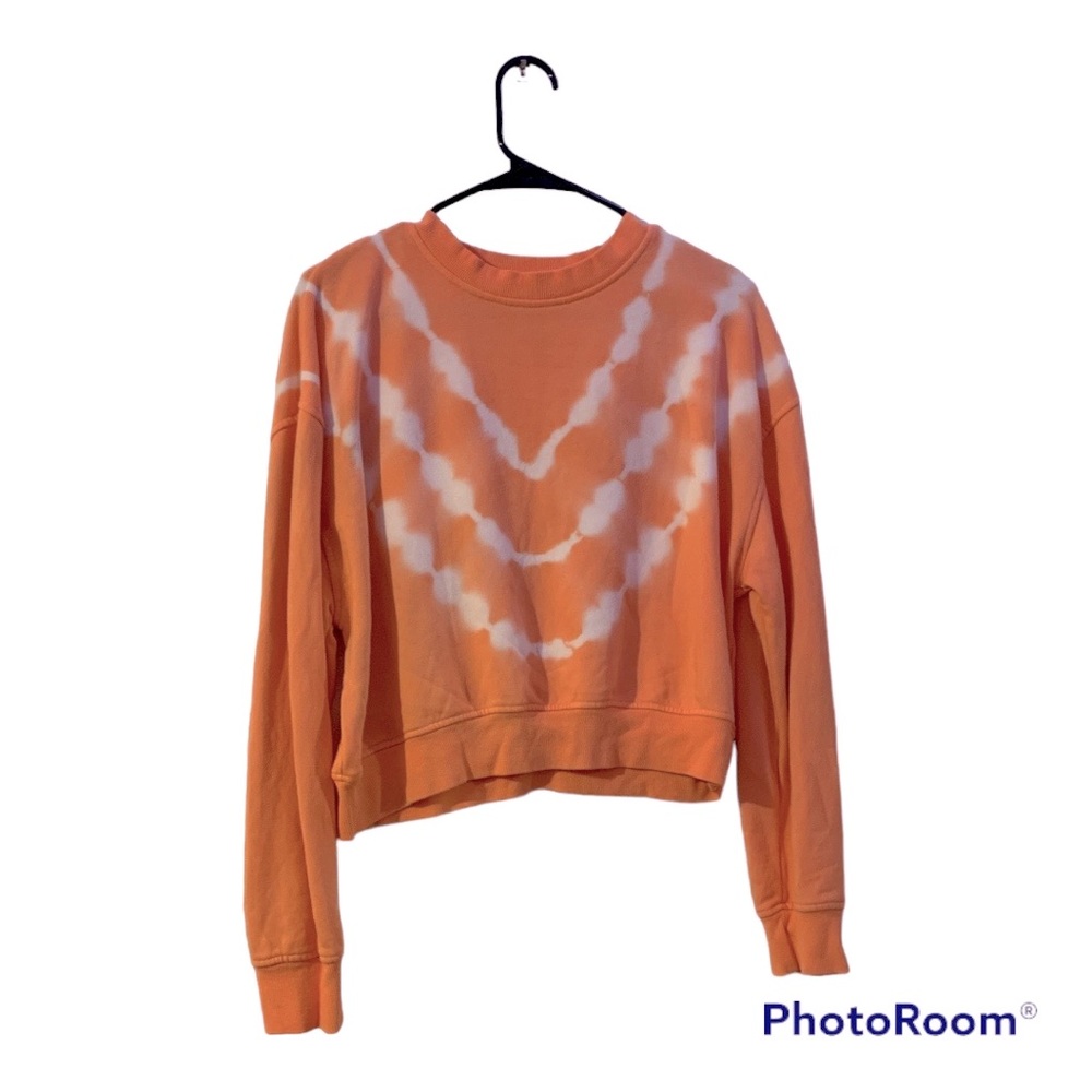 Tie dye creamsicle sweater